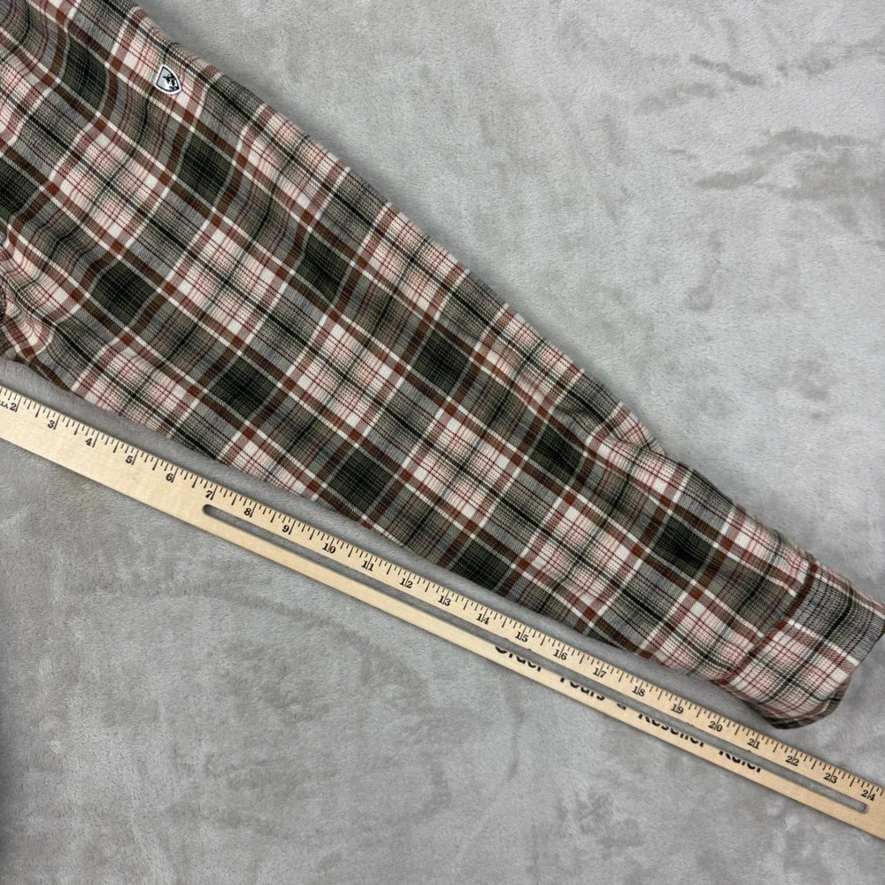 Kuhl Dillinger Descender Flannel Shirt Mens XL Plaid Long Sleeve Button Down